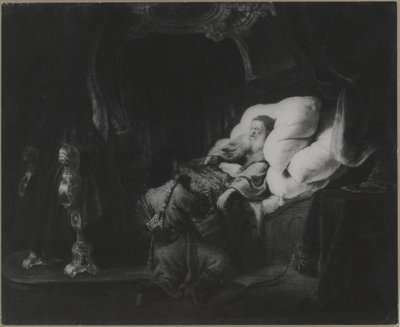 Isaak zegent Esau door Ferdinand Bol